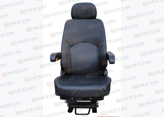 PU Skórzane siedzenia koparki z czarnej skóry Hyundai Sany Części do koparki regulowane