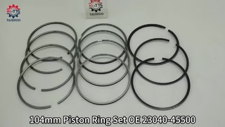 Zestaw pierścieni tłokowych 104 mm OE 23040-45500 do silnika wysokoprężnego HYUNDAI HD56 HD78 D4DD