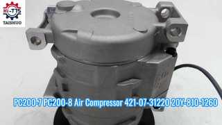PC200-7 PC200-8 Sprężarka powietrza 421-07-31220 20Y-810-1260