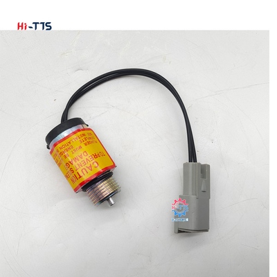12V 24V części silnika koparki Stop paliwa zawór magnetyczny 6677383