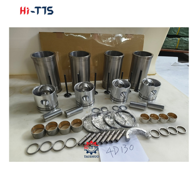Części naprawcze silników ciągników i koparek 4D130 Zestaw linerów cylindrowych 6114-31-2111 tłok 6114-30-2303 Pierścień