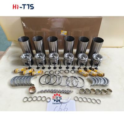 C6.6 Zestaw z linerami cylindrycznymi 3135M141 124-3536 276-7677 Części naprawcze silników ciągników i koparek