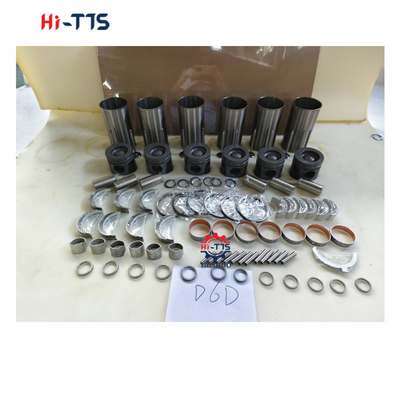 D6D Zestaw z linerami cylindrycznymi 0450-1365 2046-0011 2089-0422 Zestawy do odbudowy silników do części silników wysokoprężnych