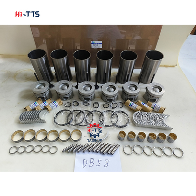 Ekskawator DH220-7 Silnik DB58 Zestaw przeglądowy Zestaw linierowy tłok 6 cyl 65.02501-0416
