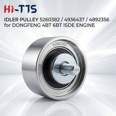 Dongfeng Truck Diesel Engine 4BT 6BT ISDE Idler Pulley 5260382 4936437 4892356 4936439